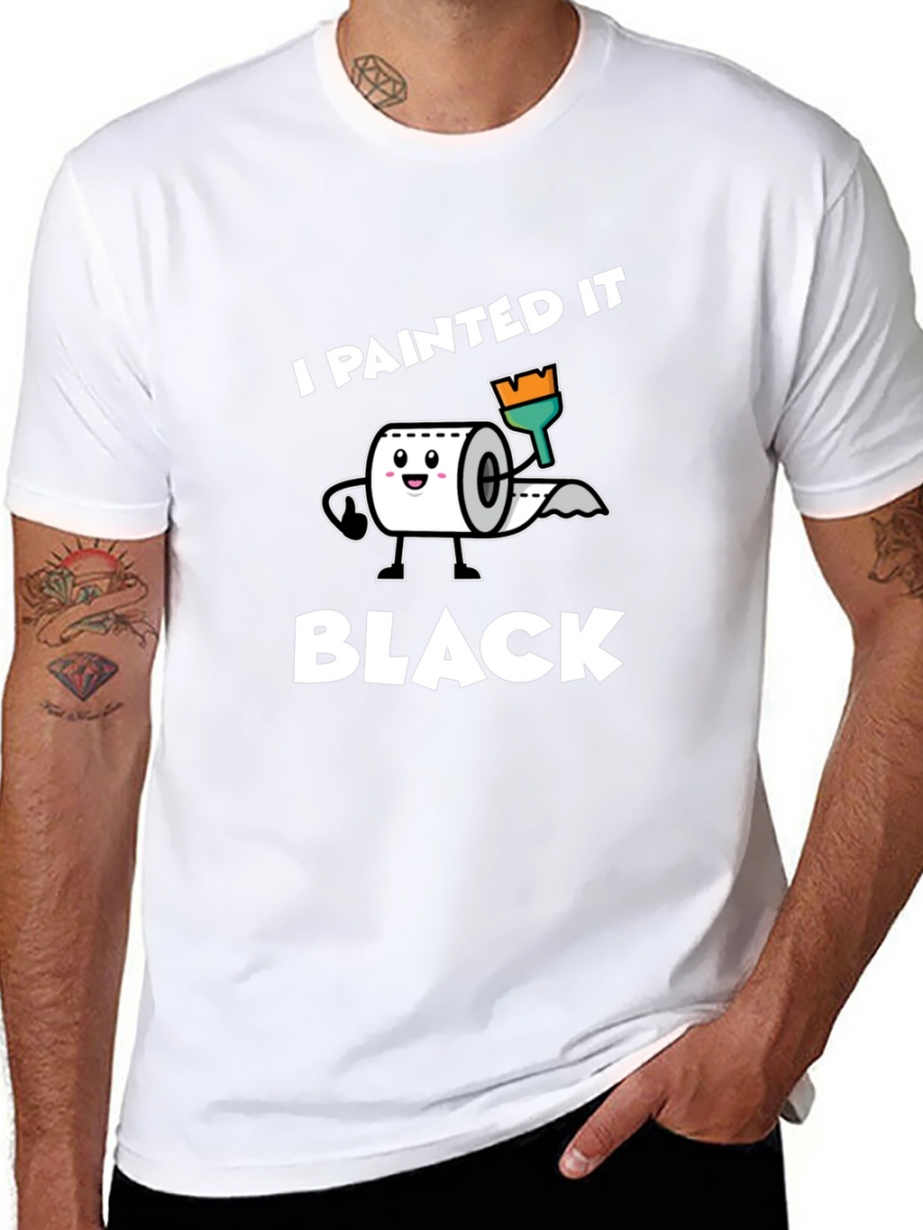 I Painted it Black Toilet Paper T-Shirt