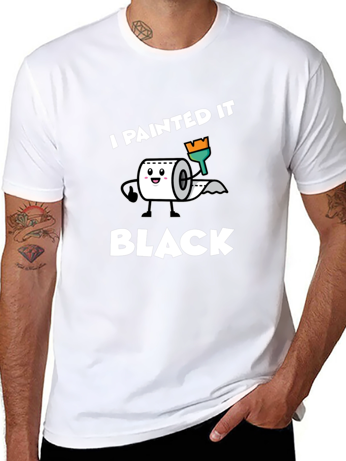 I Painted it Black Toilet Paper T-Shirt