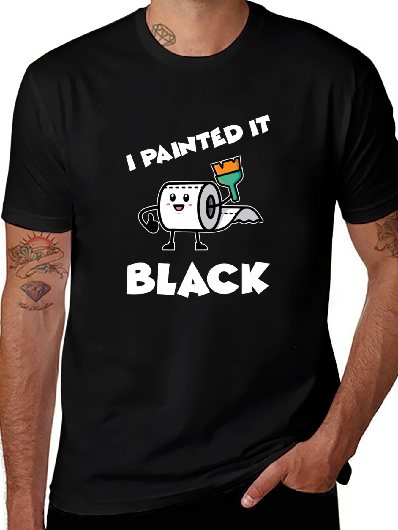 I Painted it Black Toilet Paper T-Shirt
