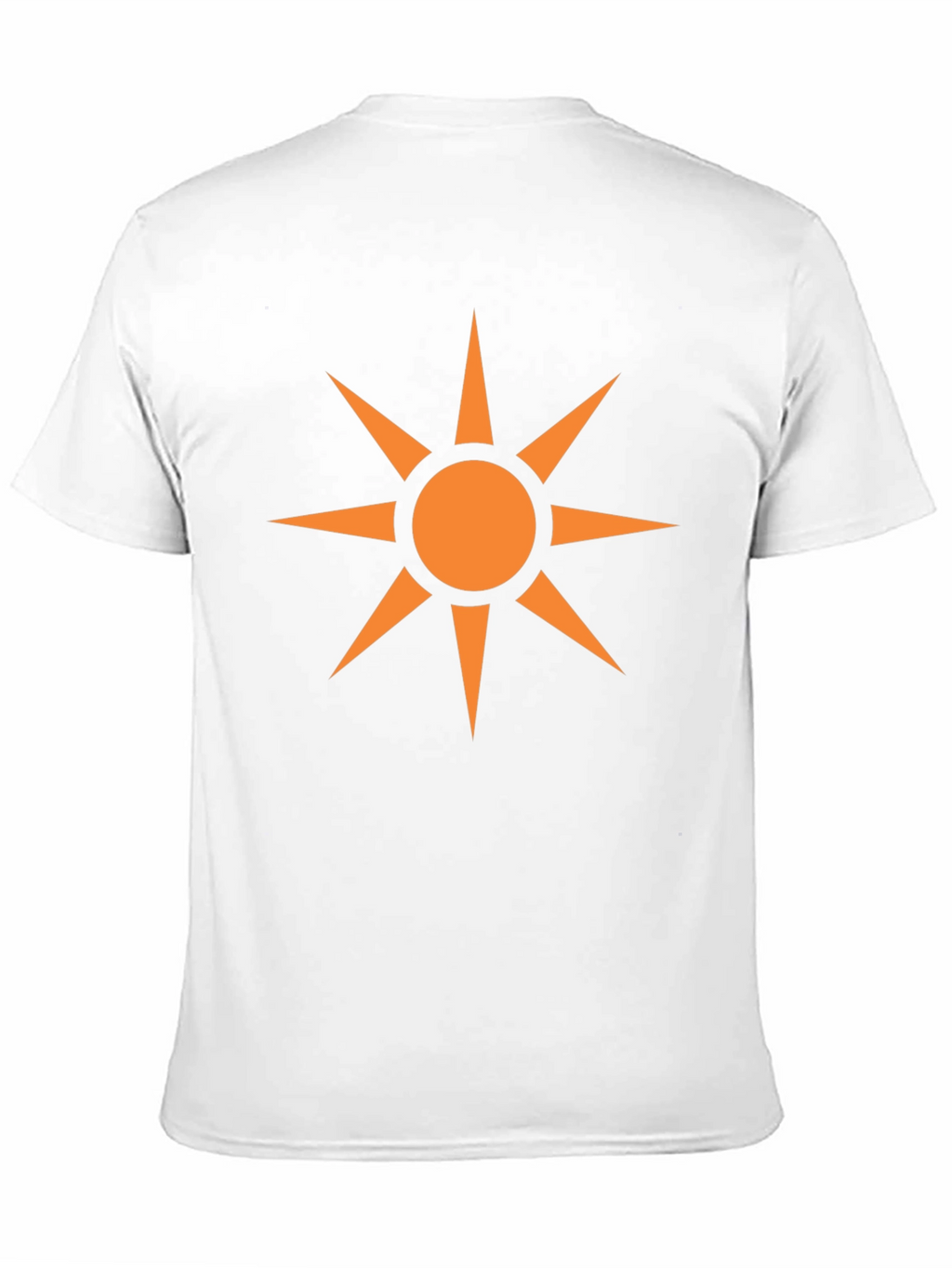 Geometric Sun Graphic Black T-Shirt