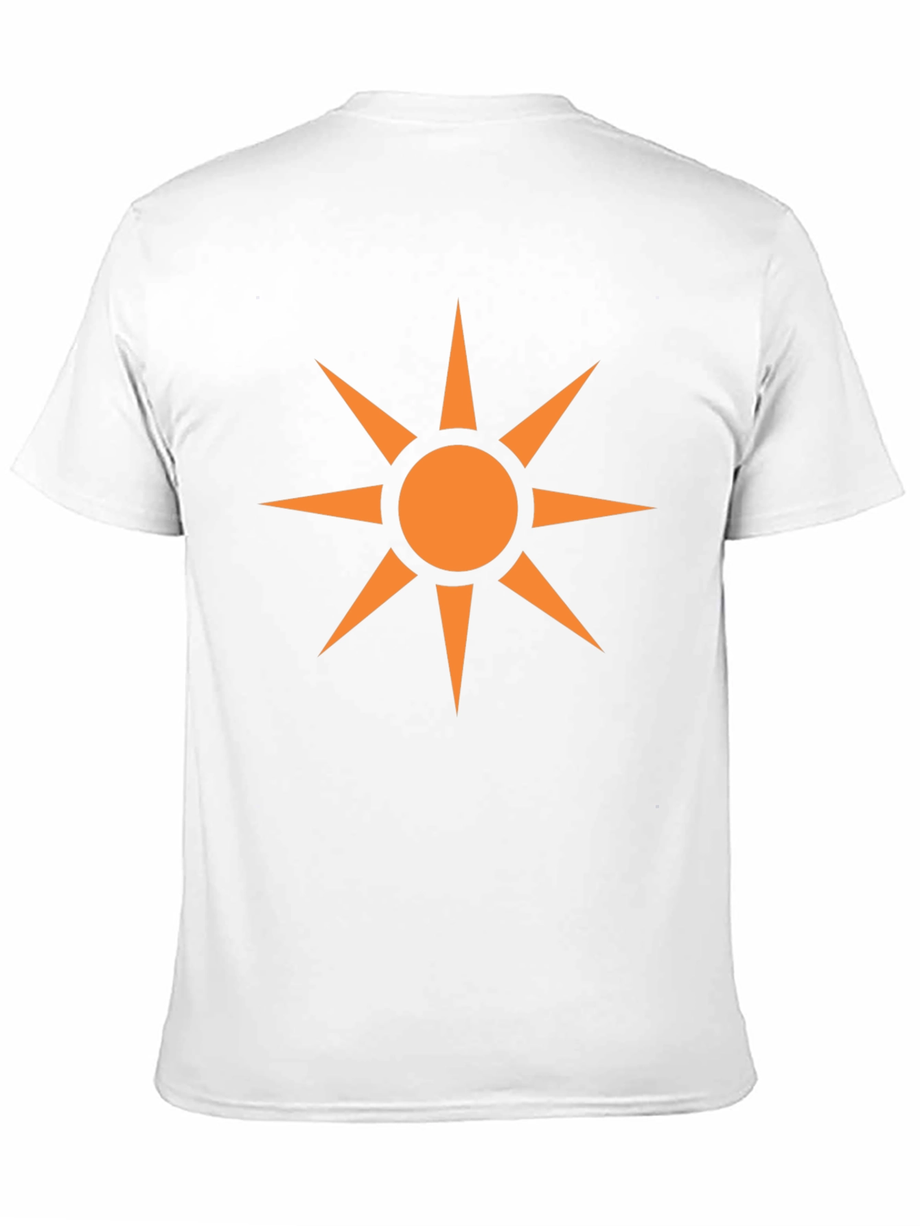 Geometric Sun Graphic Black T-Shirt