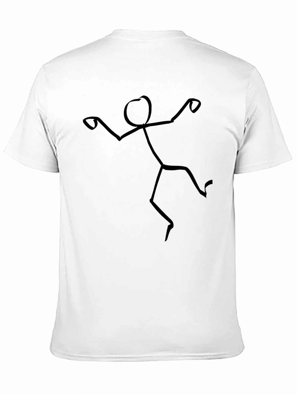 Funny Stick Figure Graphic Tee - Soft Cotton T-Shirt
