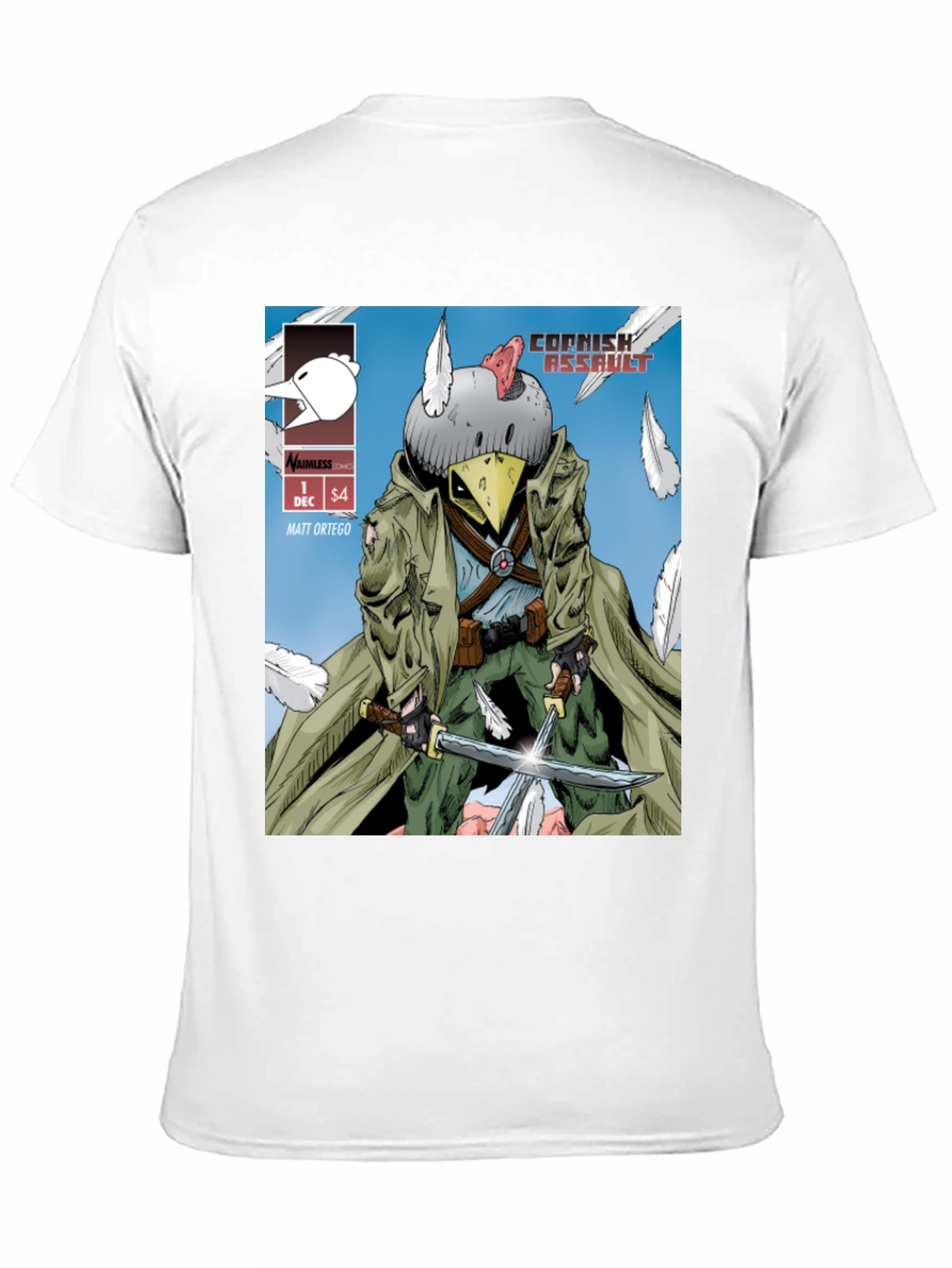 Cornish Assault Comic Book Style Graphic T-Shirt