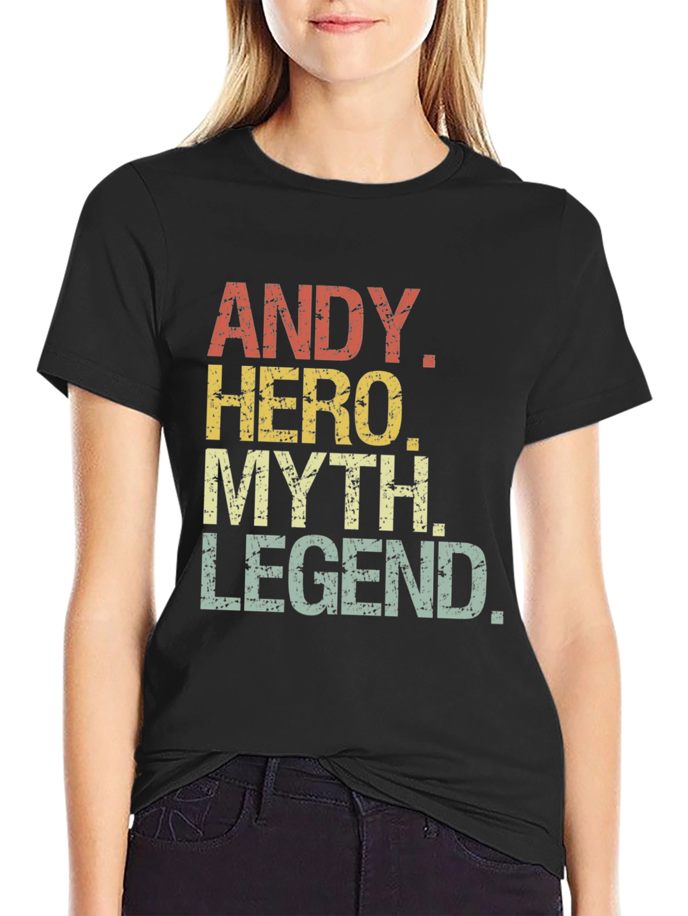 Andy Hero Myth Legend Graphic T-Shirt