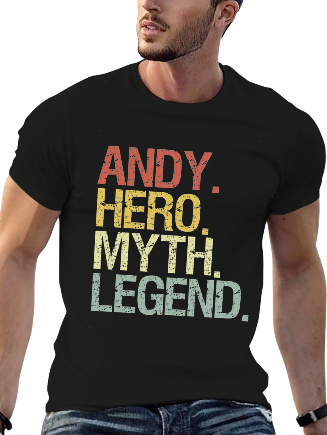 Andy Hero Myth Legend Graphic T-Shirt
