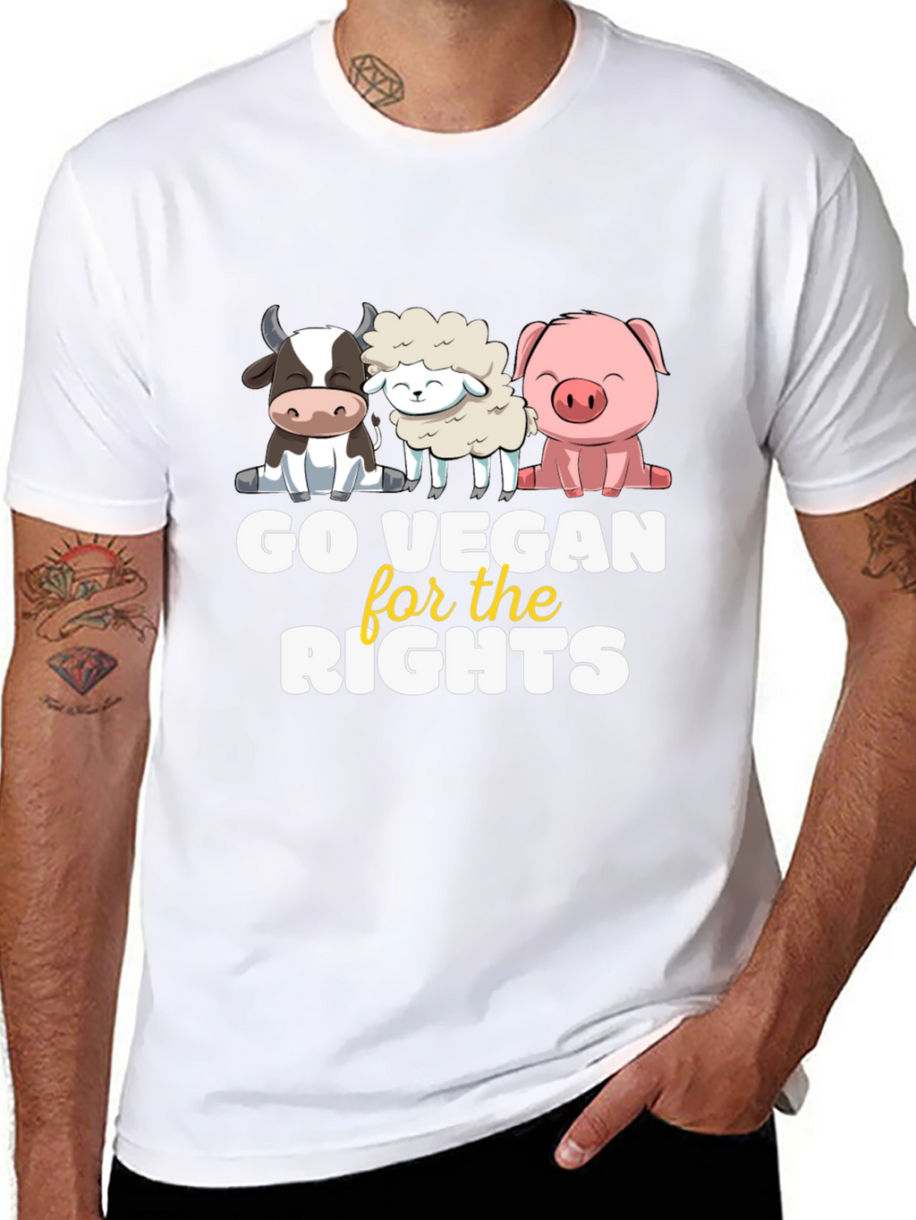 Go Vegan for the Rights Tee