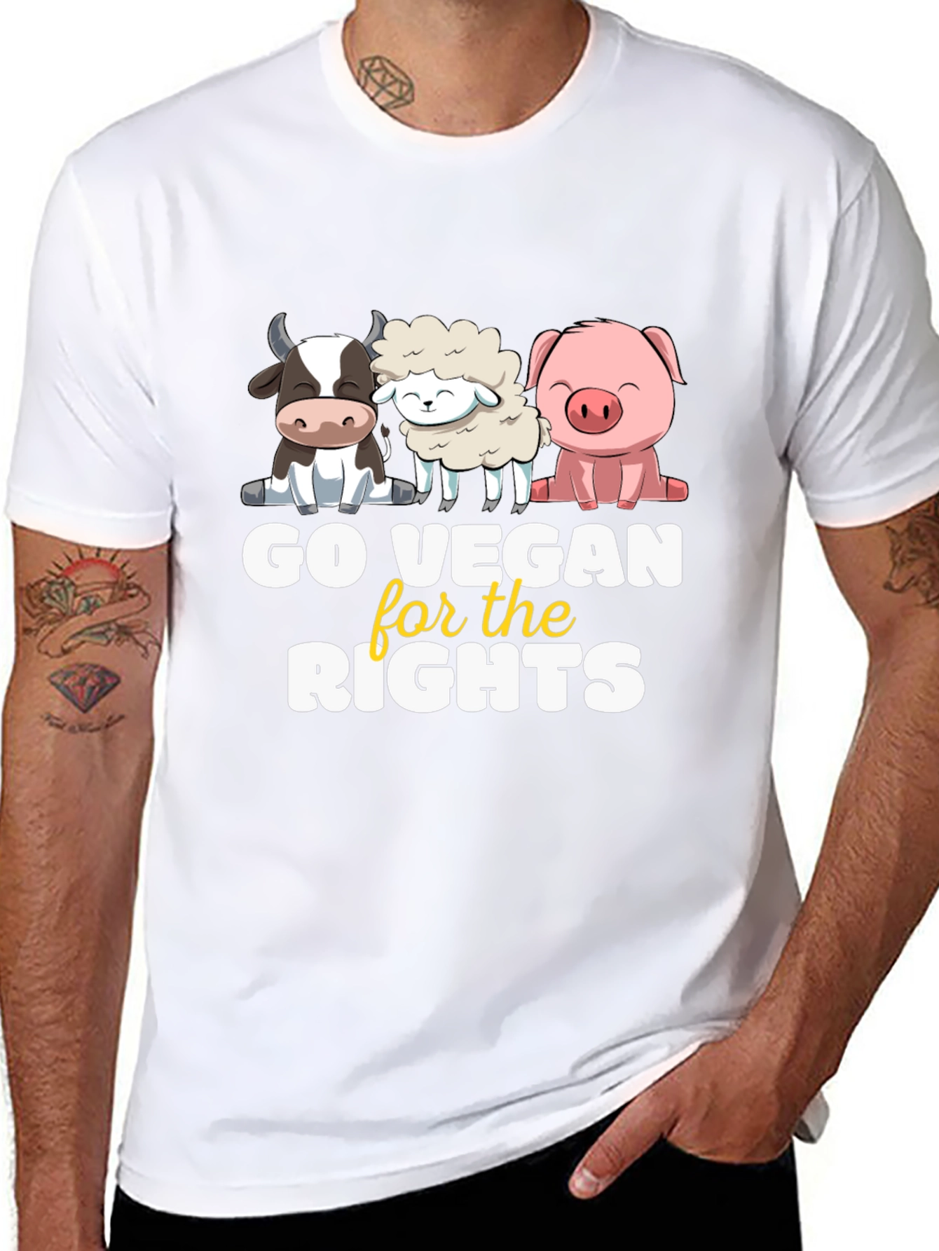 Go Vegan for the Rights Tee
