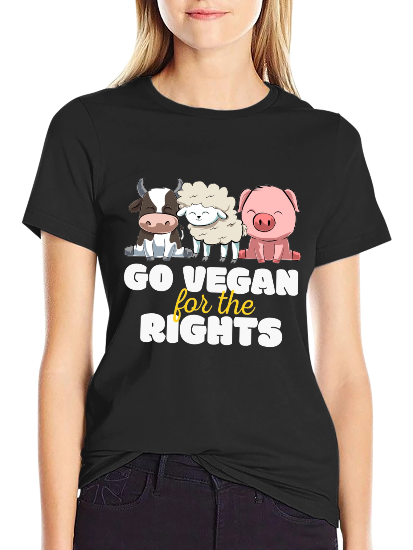 Go Vegan for the Rights Tee