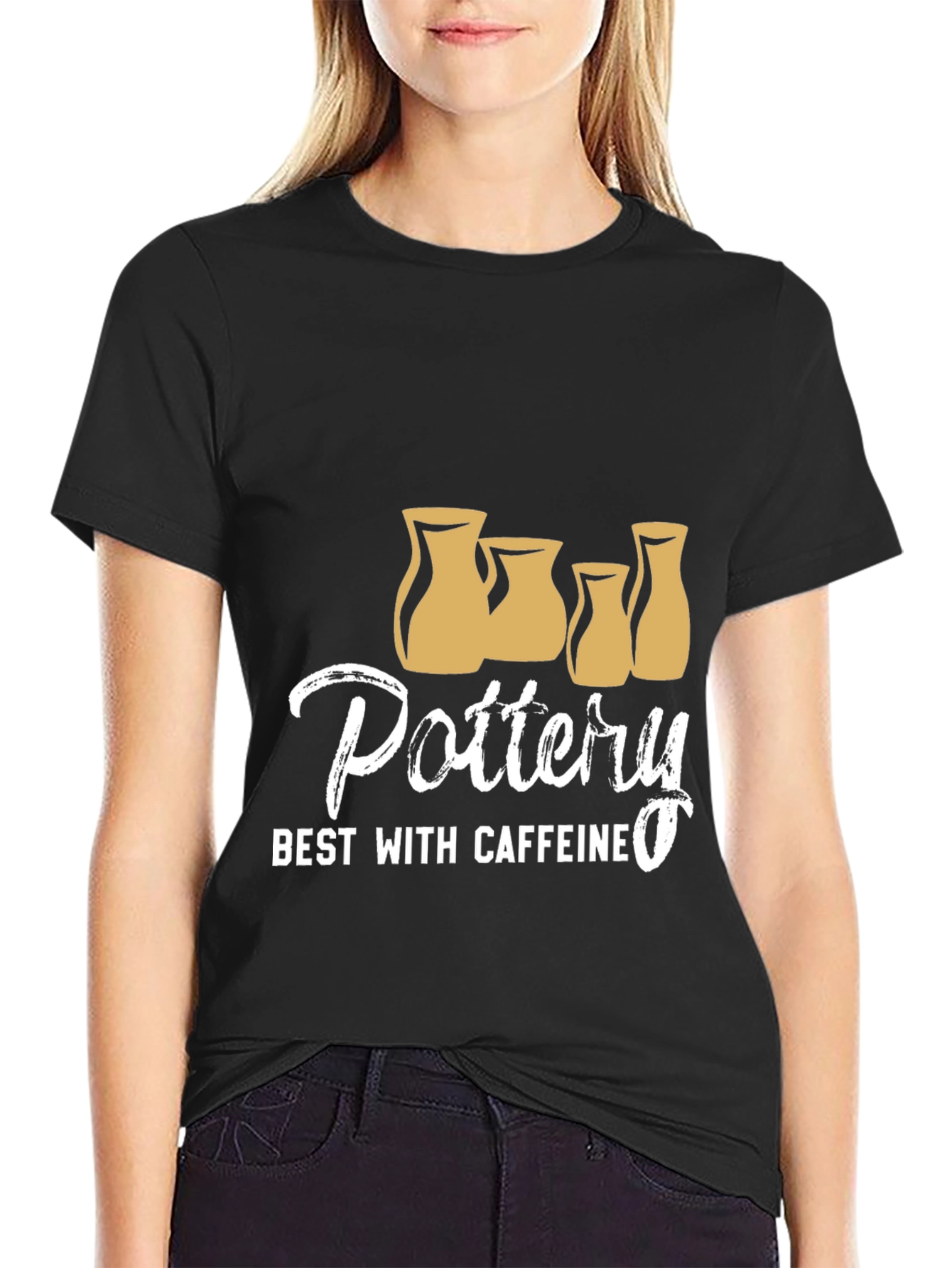 Pottery & Caffeine Mens Graphic Tee