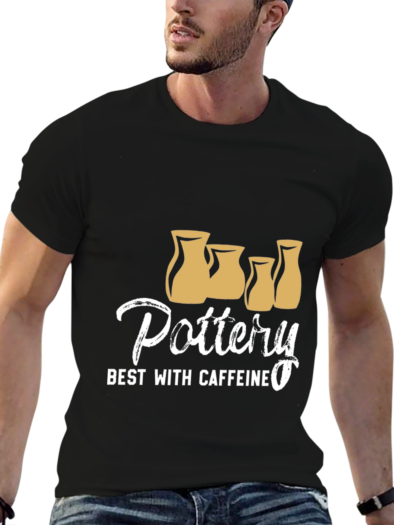 Pottery & Caffeine Mens Graphic Tee