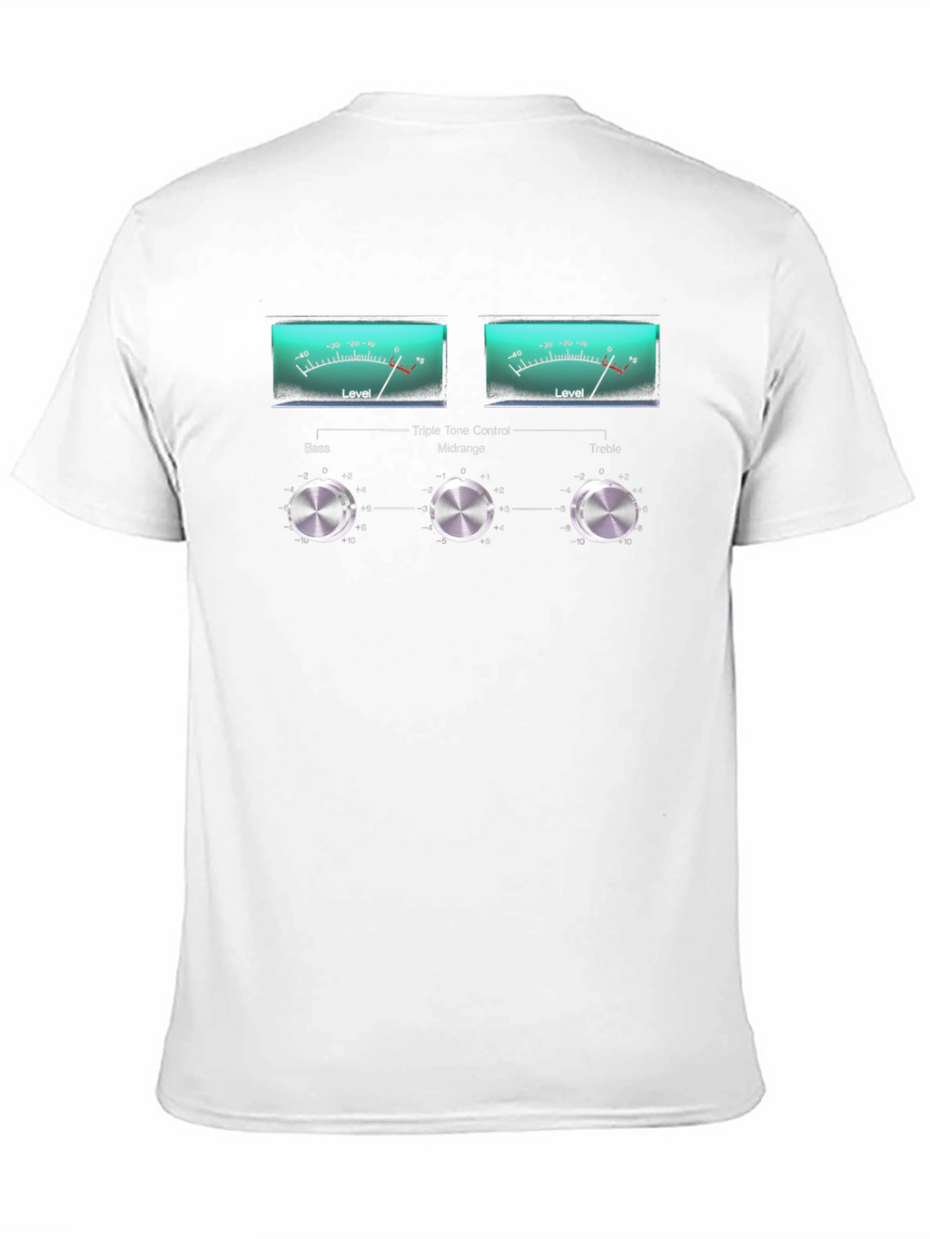 Retro Audio Equalizer Graphic T-Shirt