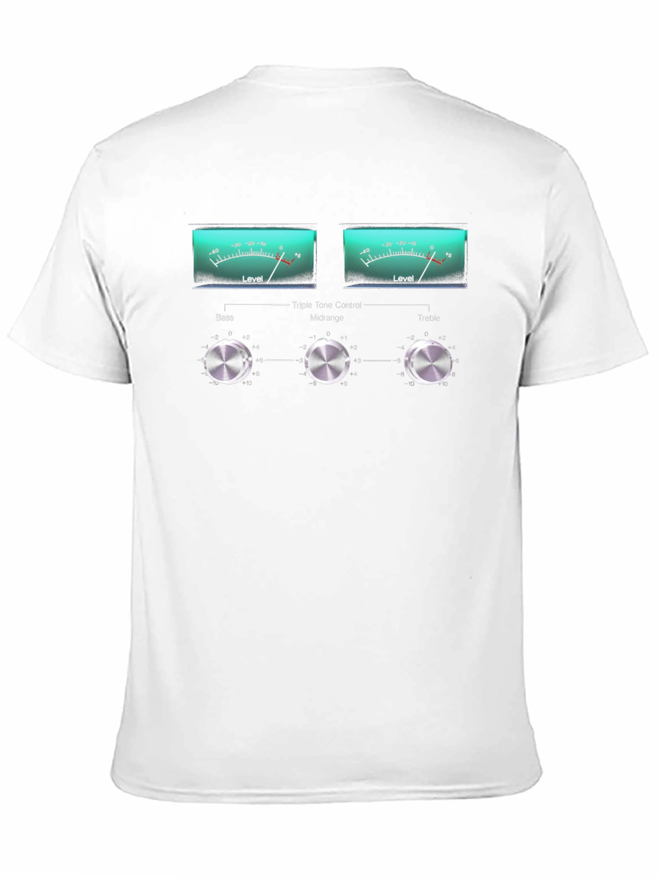 Retro Audio Equalizer Graphic T-Shirt