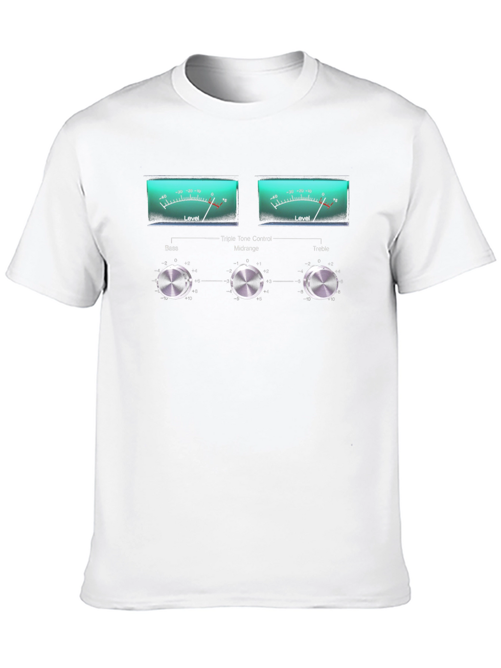 Retro Audio Equalizer Graphic T-Shirt