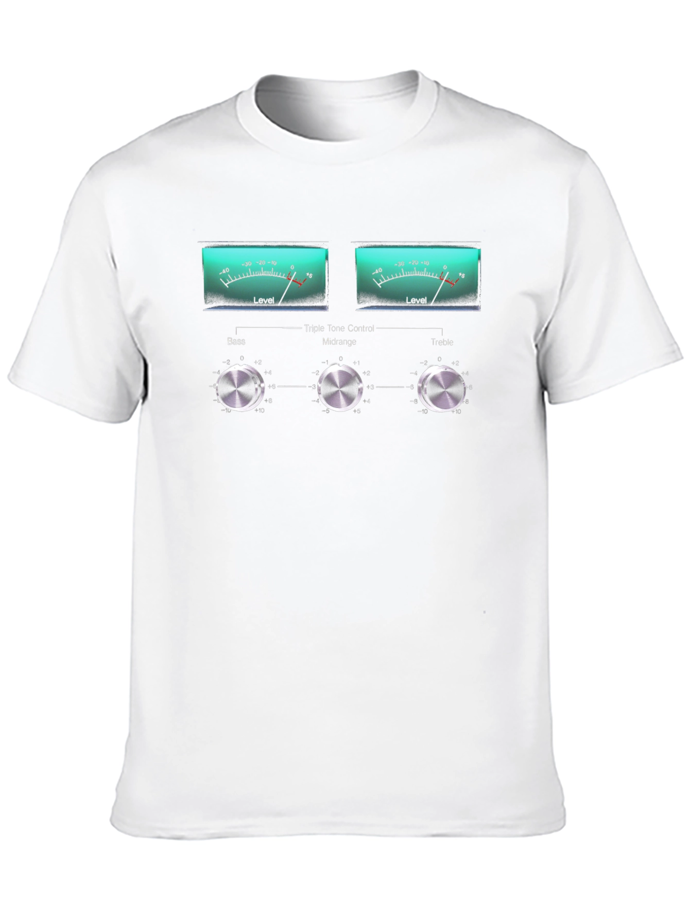 Retro Audio Equalizer Graphic T-Shirt