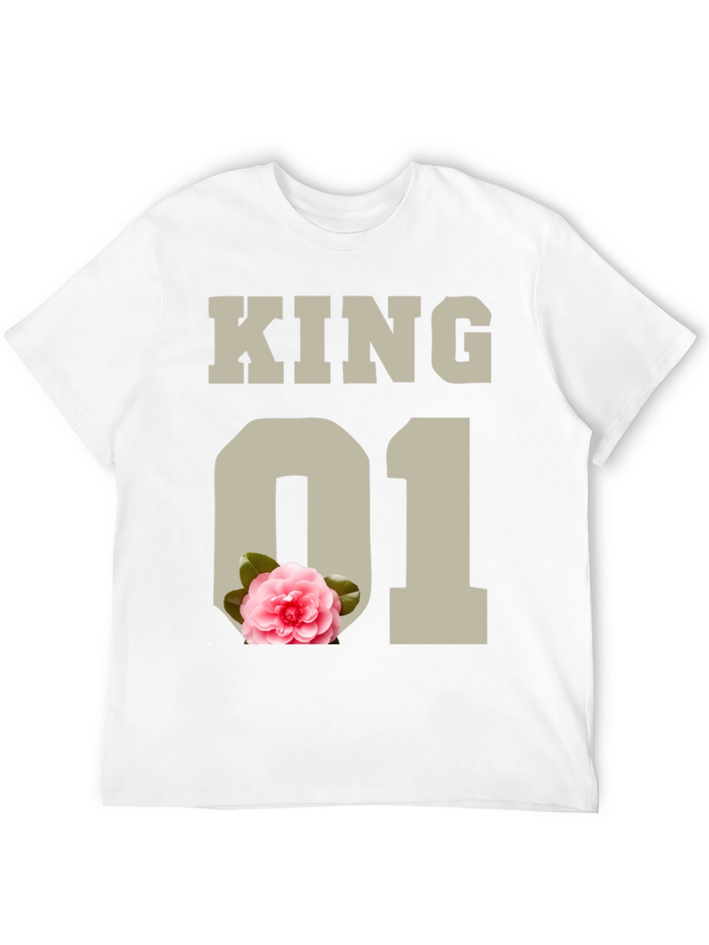 King 01 Floral Graphic Tee