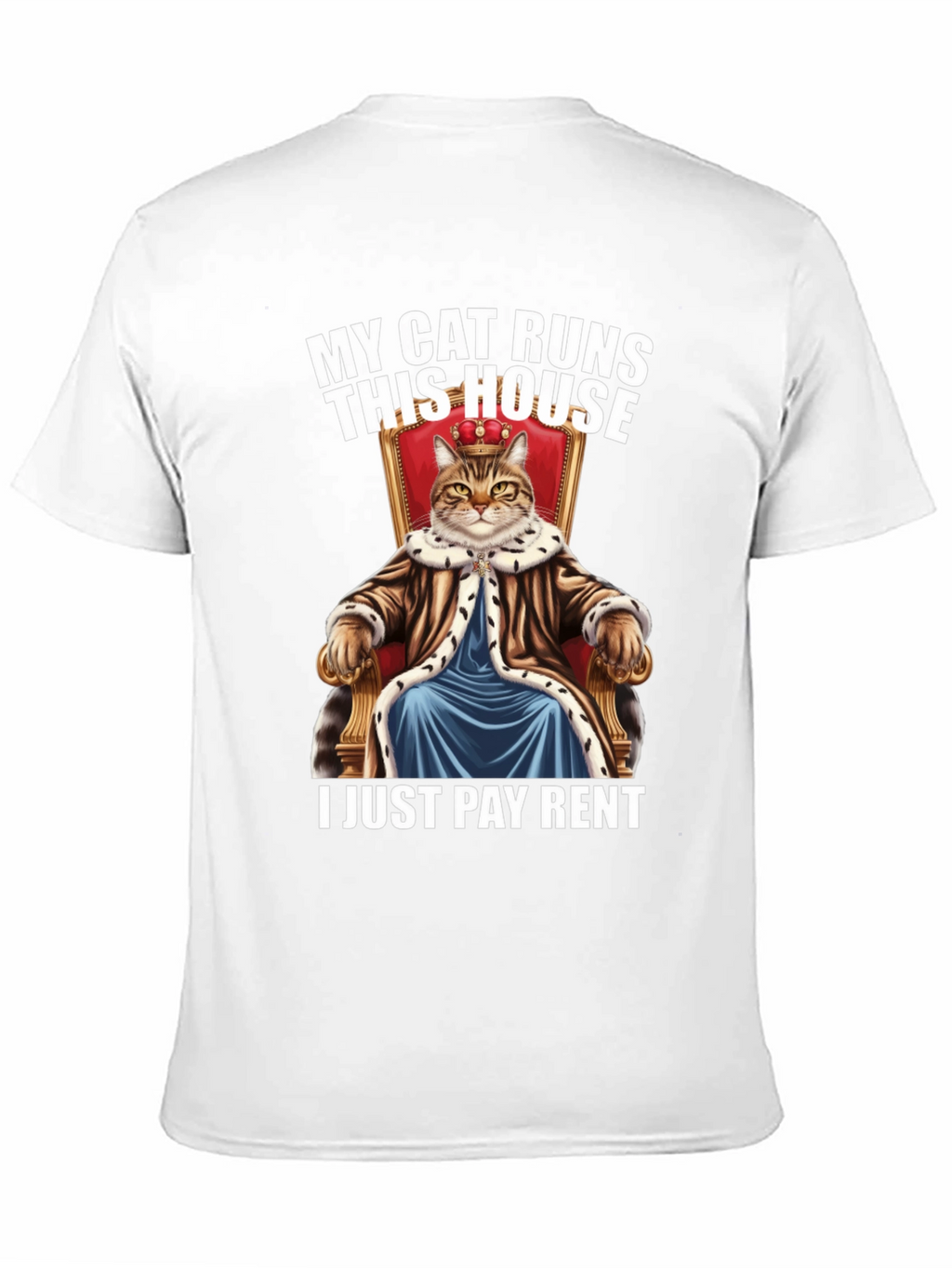 My Cat Runs This House Graphic Tee