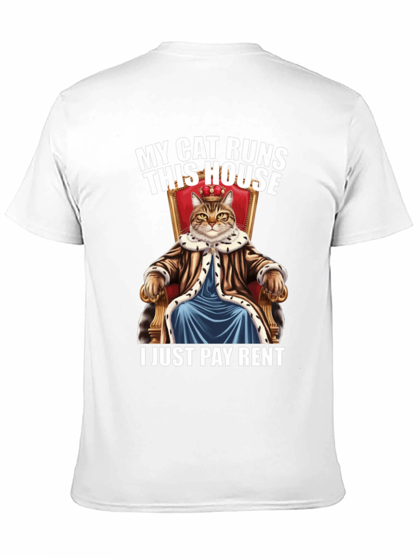 My Cat Runs This House Graphic Tee