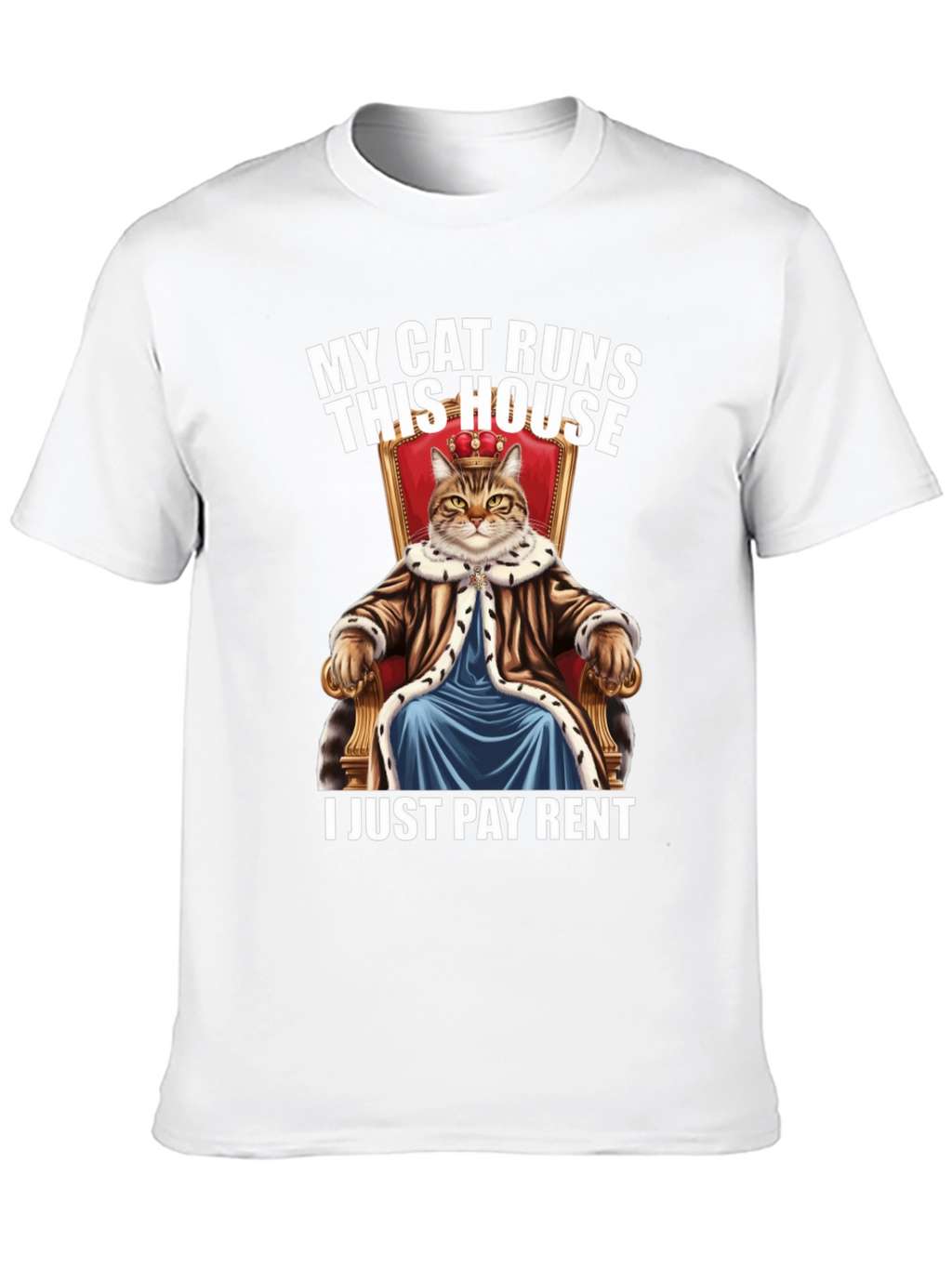 My Cat Runs This House Graphic Tee