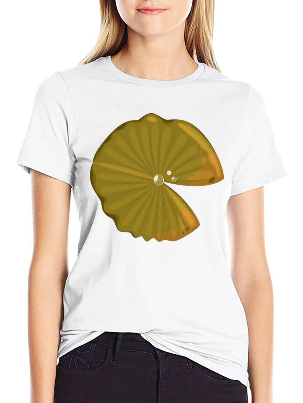 Lily Pad Graphic Tee - Nature Inspired Design