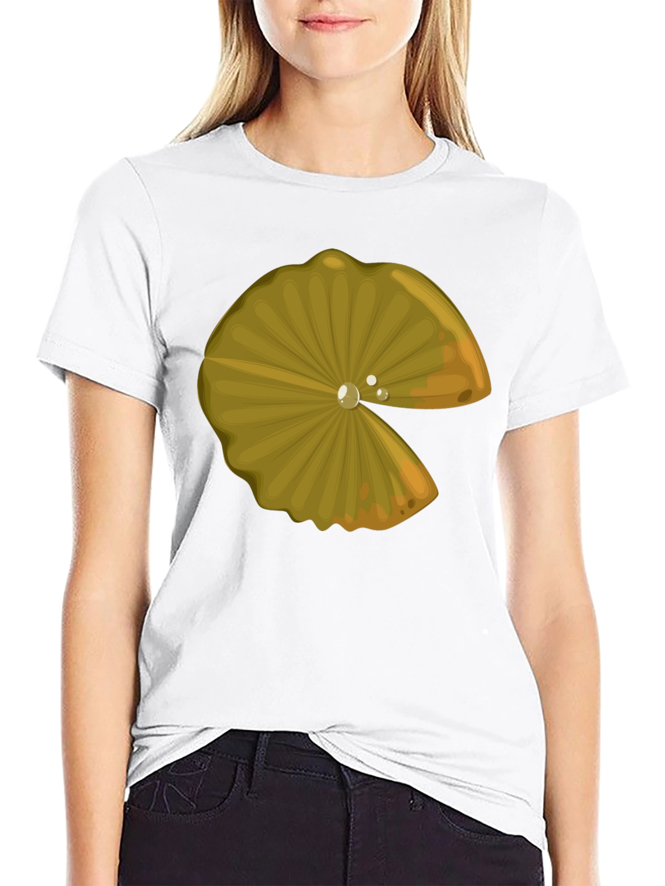 Lily Pad Graphic Tee - Nature Inspired Design