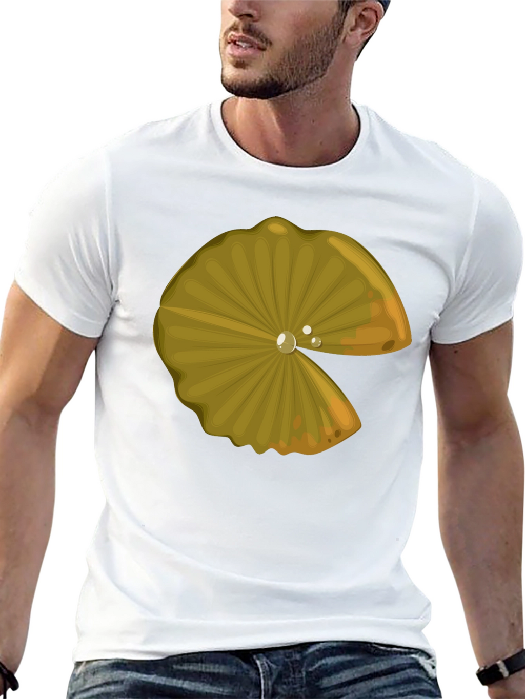 Lily Pad Graphic Tee - Nature Inspired Design
