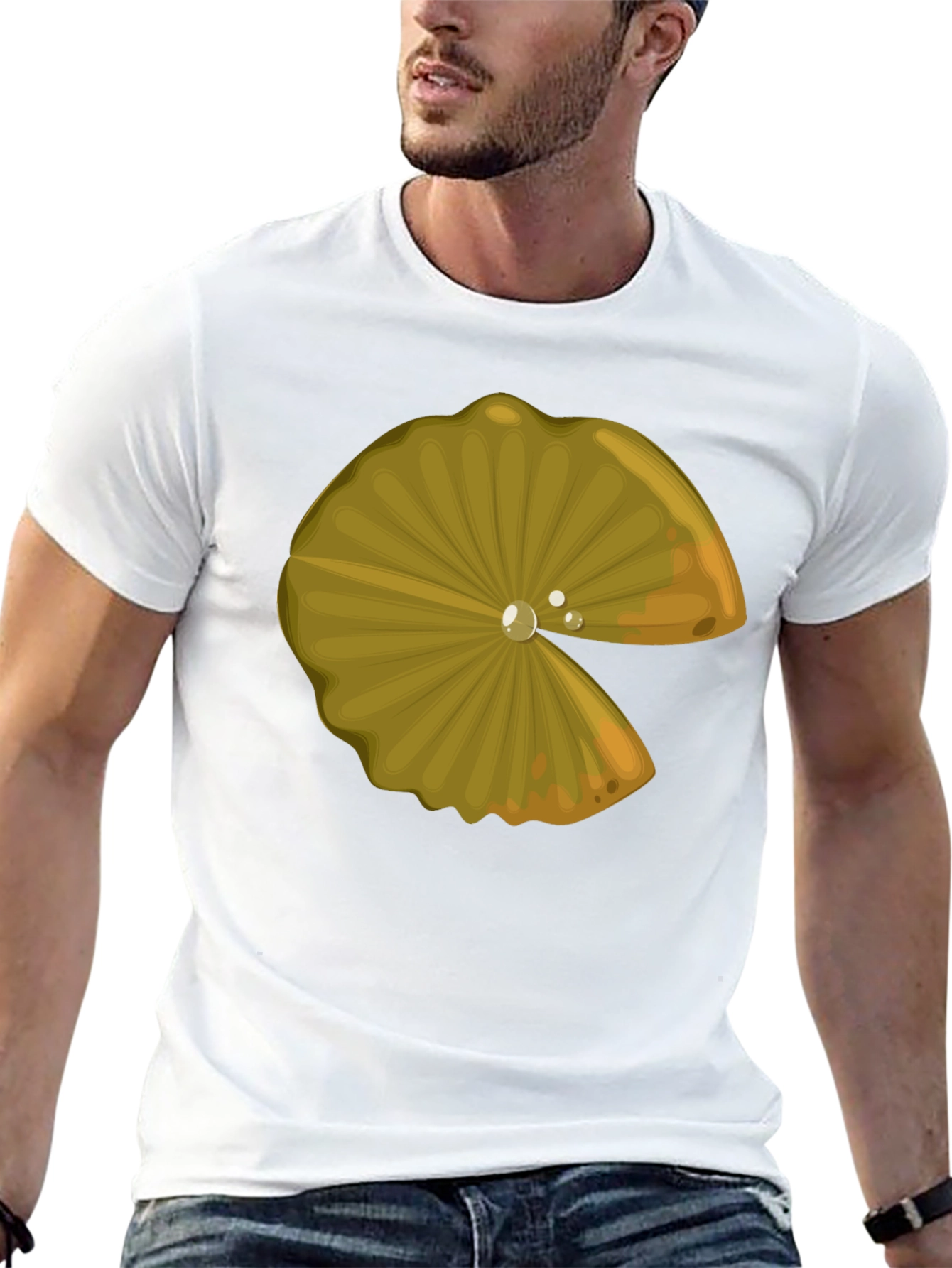 Lily Pad Graphic Tee - Nature Inspired Design