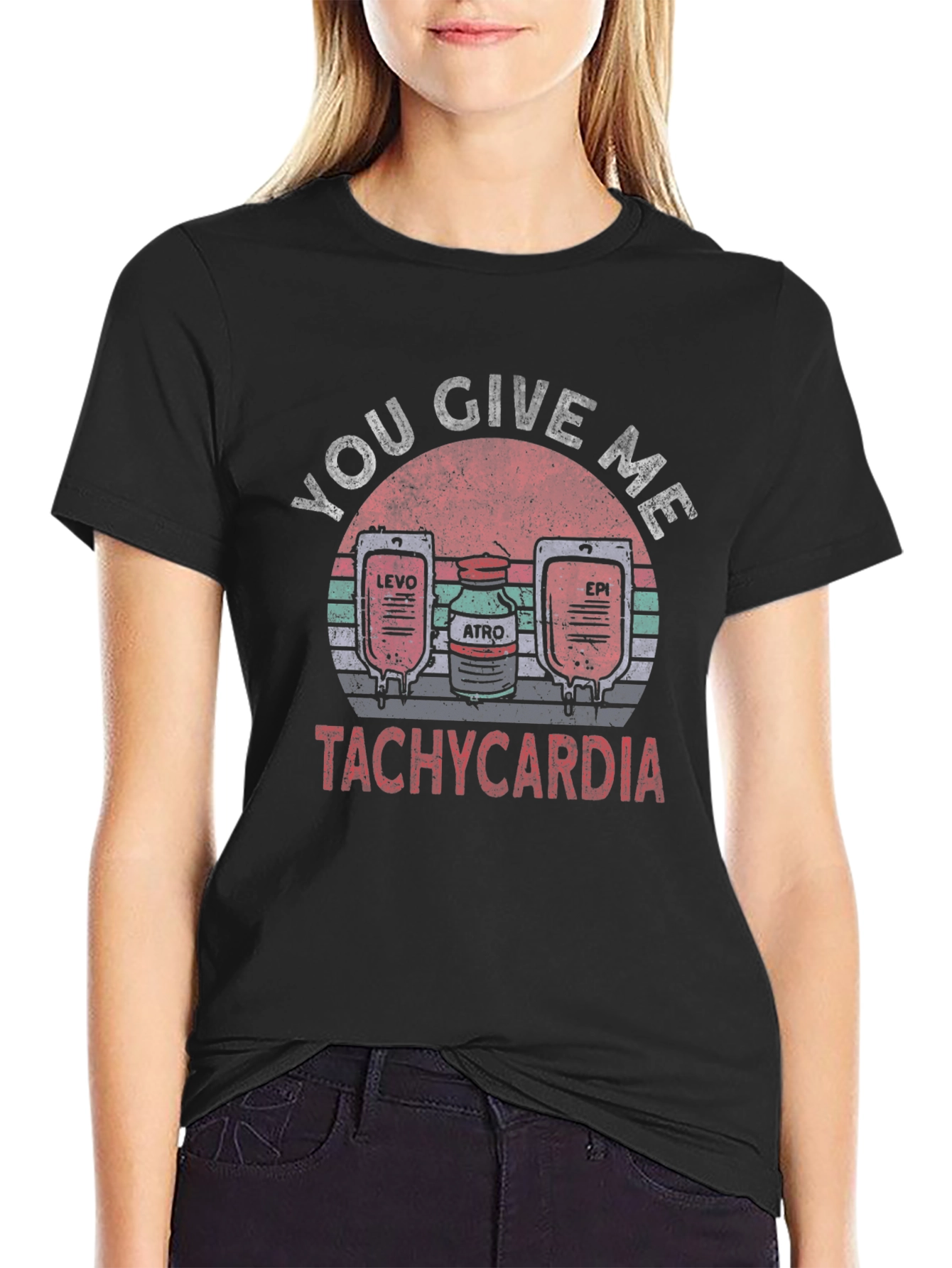 Medical Humor Tachycardia T-Shirt - Funny Nurse/Doctor Tee