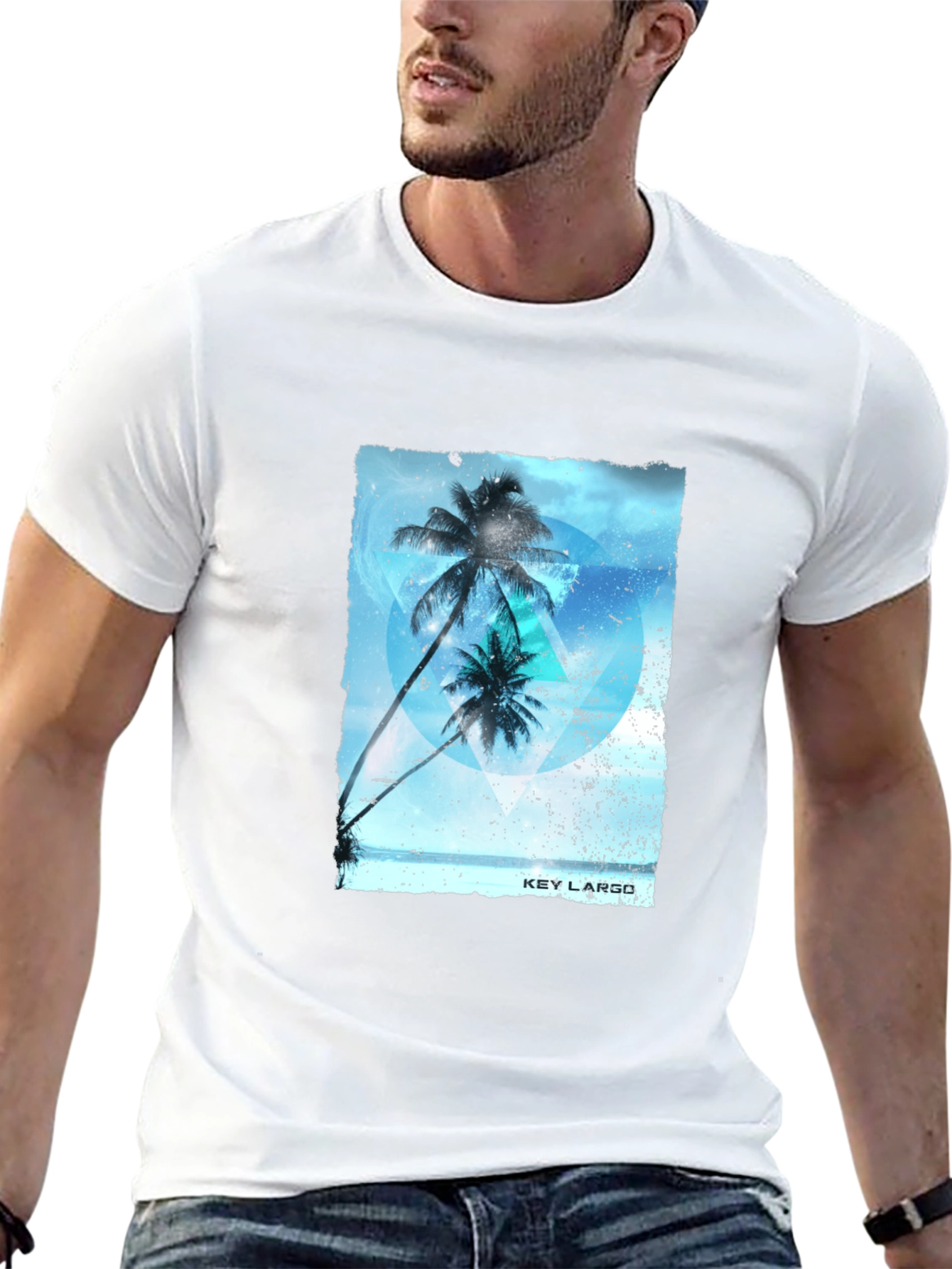 Key Largo Palms Graphic T-Shirt
