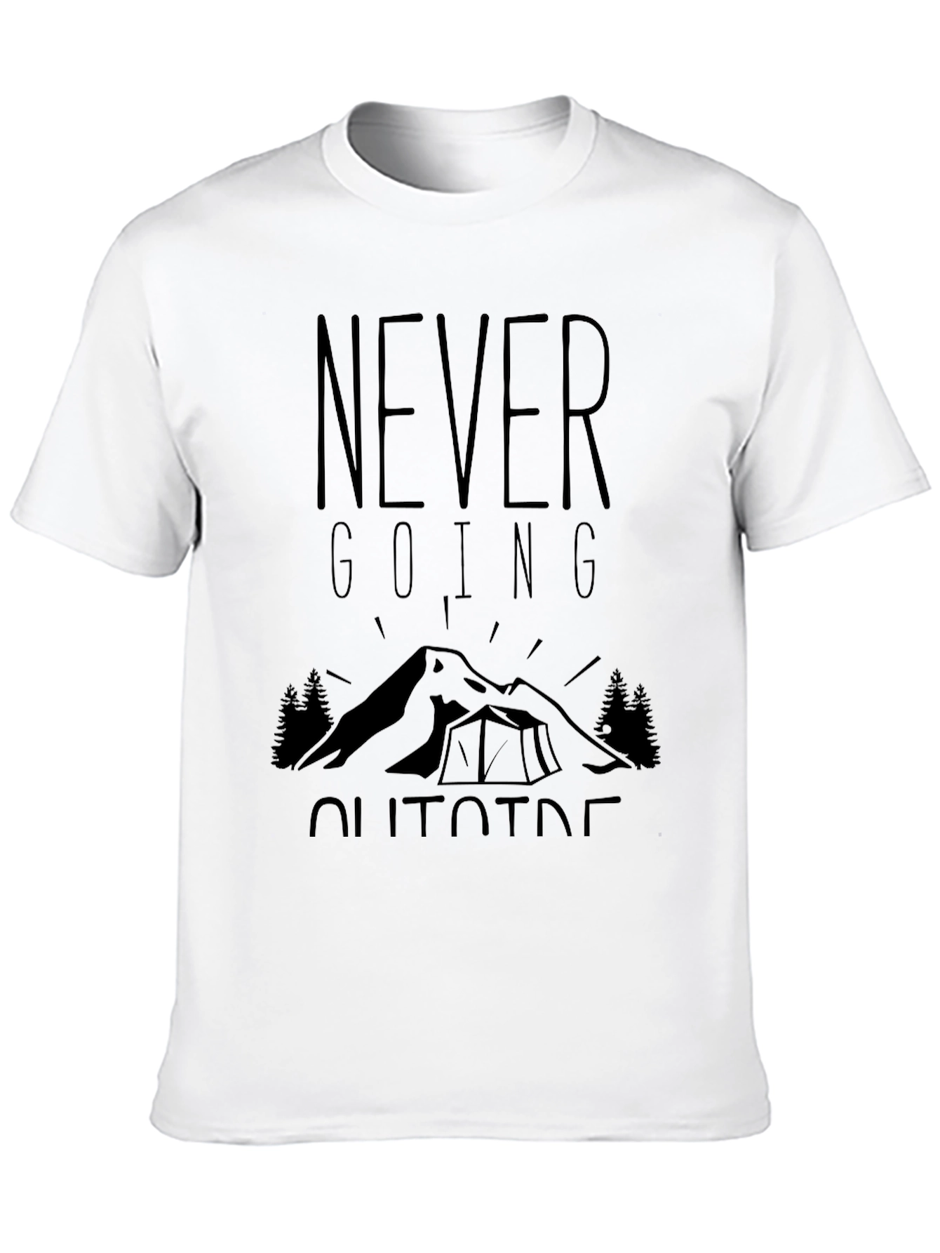 Never Going Outside Graphic Tee