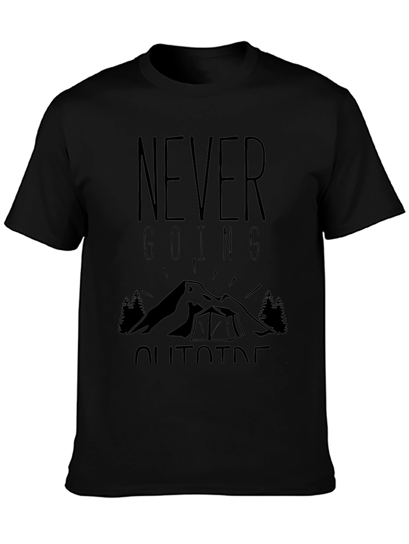 Never Going Outside Graphic Tee