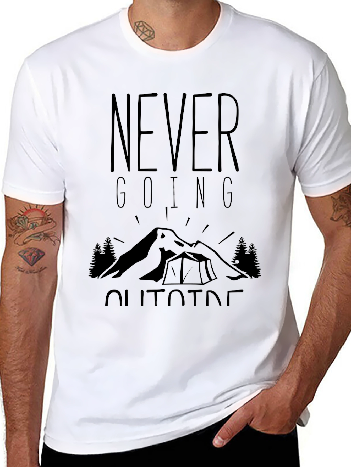 Never Going Outside Graphic Tee