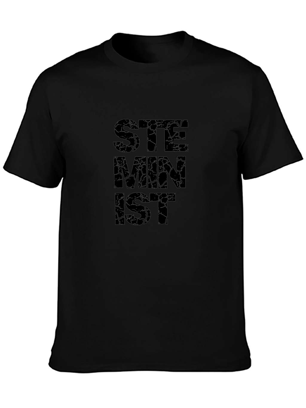 STEMinist Graphic Tee - Empowering Black T-Shirt