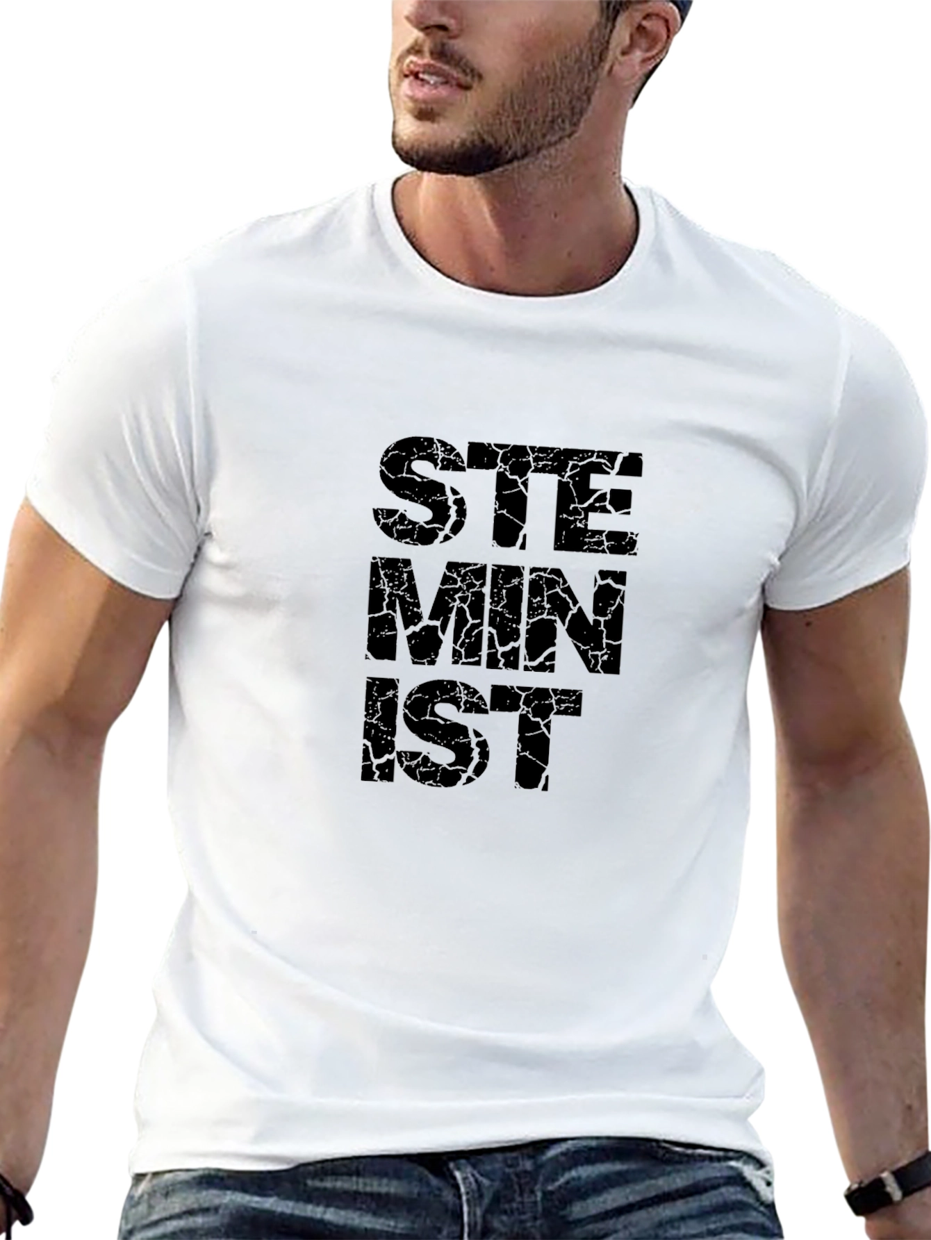 STEMinist Graphic Tee - Empowering Black T-Shirt