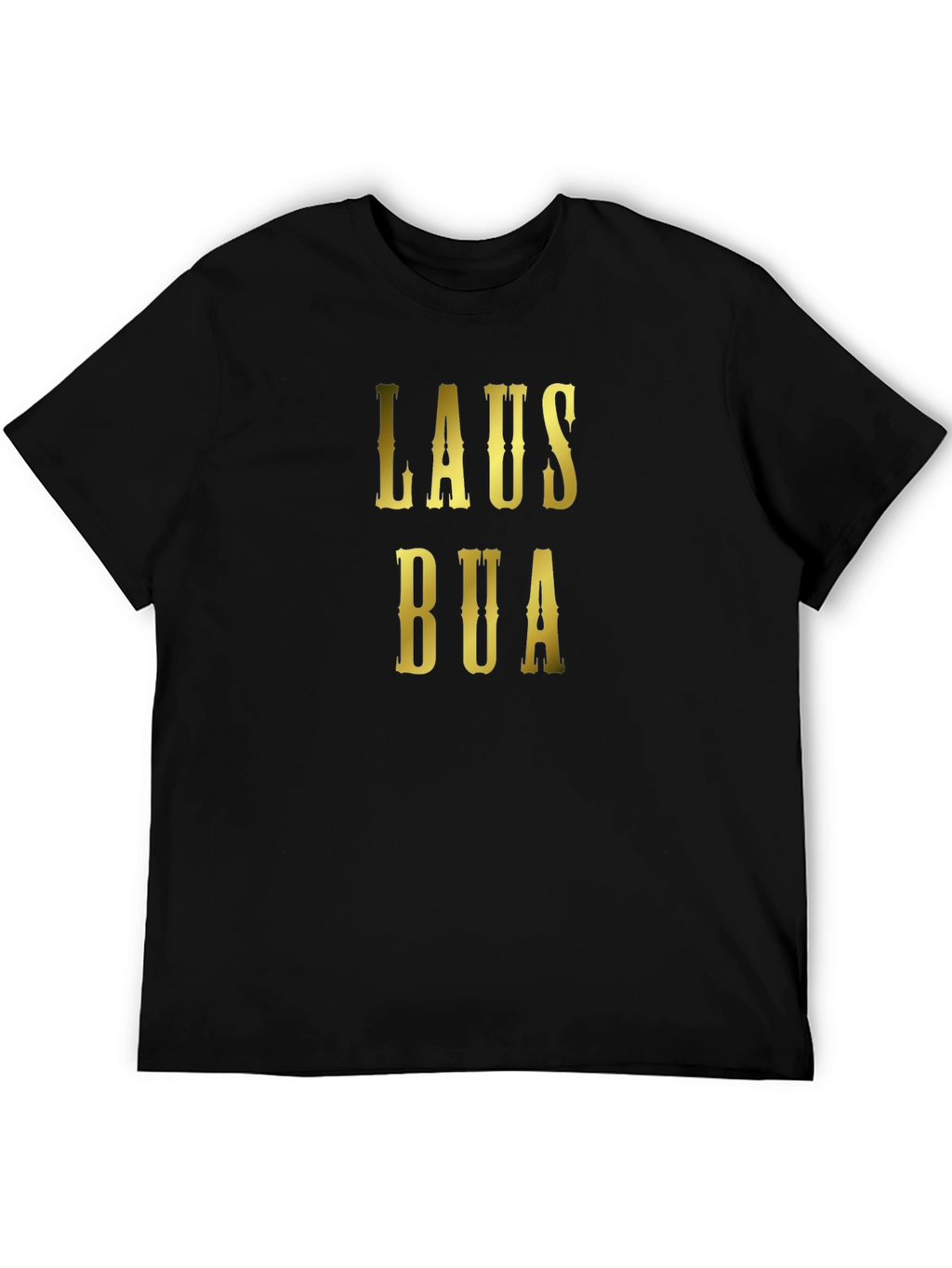 Lausbua T-Shirt - Black Cotton Blend Tee