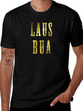 Lausbua T-Shirt - Black Cotton Blend Tee