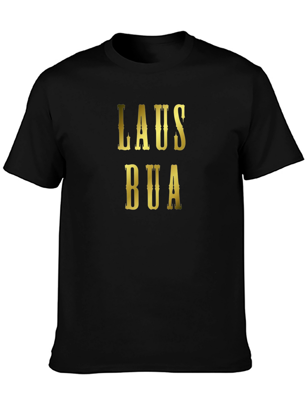Lausbua T-Shirt - Black Cotton Blend Tee