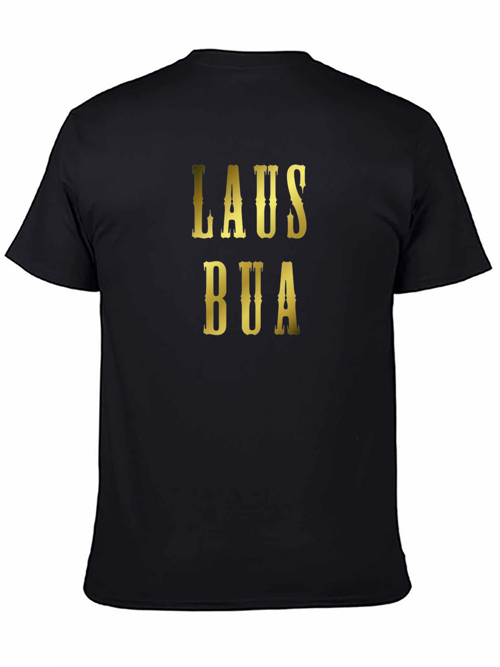 Lausbua T-Shirt - Black Cotton Blend Tee