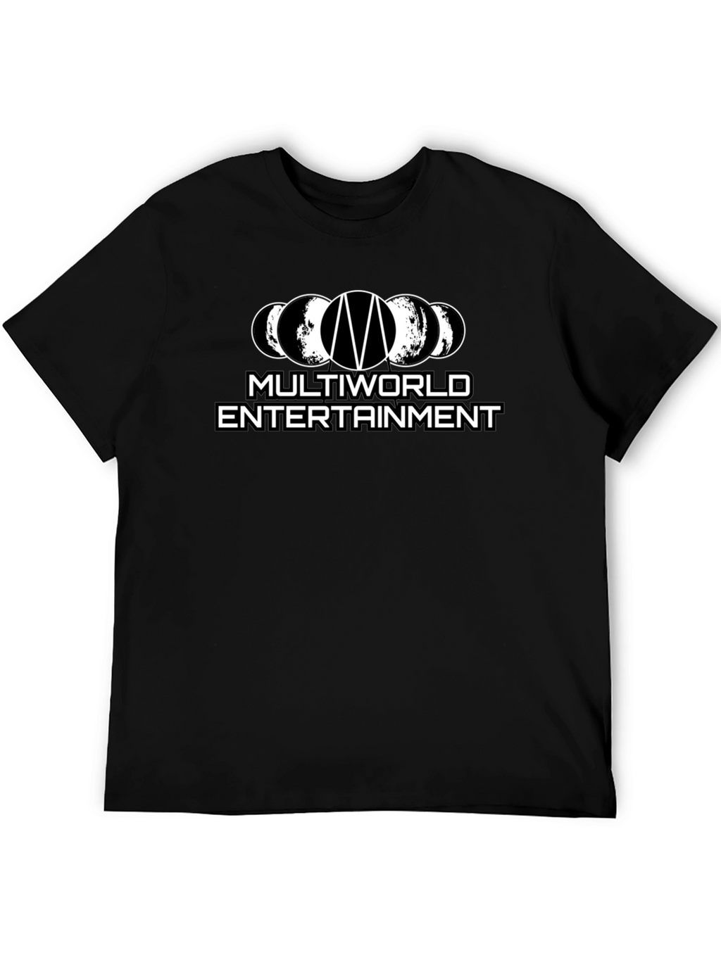Multiverse Entertainment Black Graphic Tee