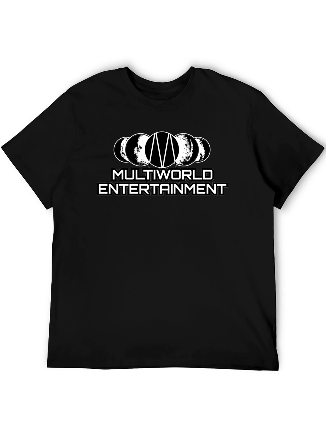 Multiverse Entertainment Black Graphic Tee