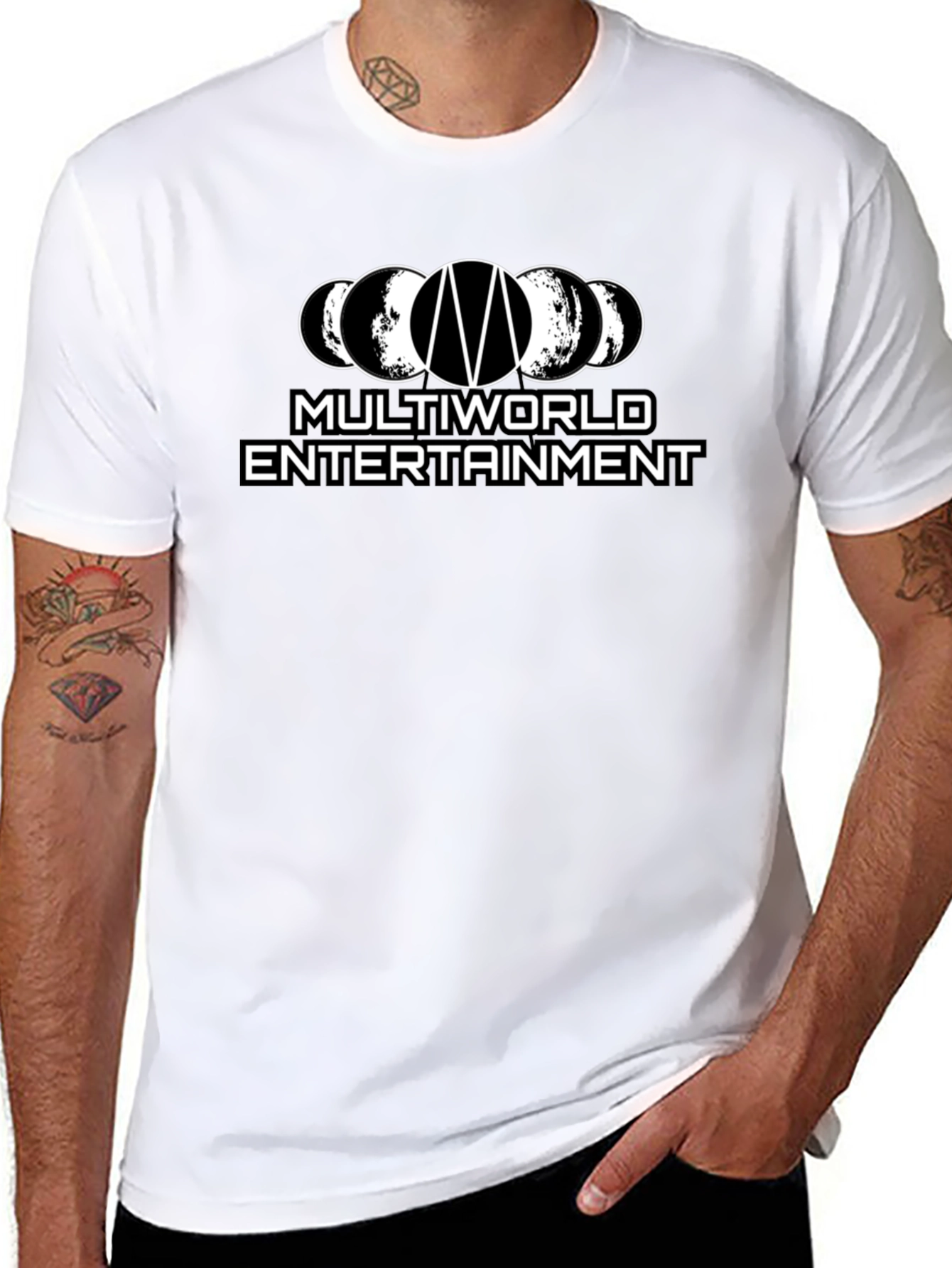 Multiverse Entertainment Black Graphic Tee
