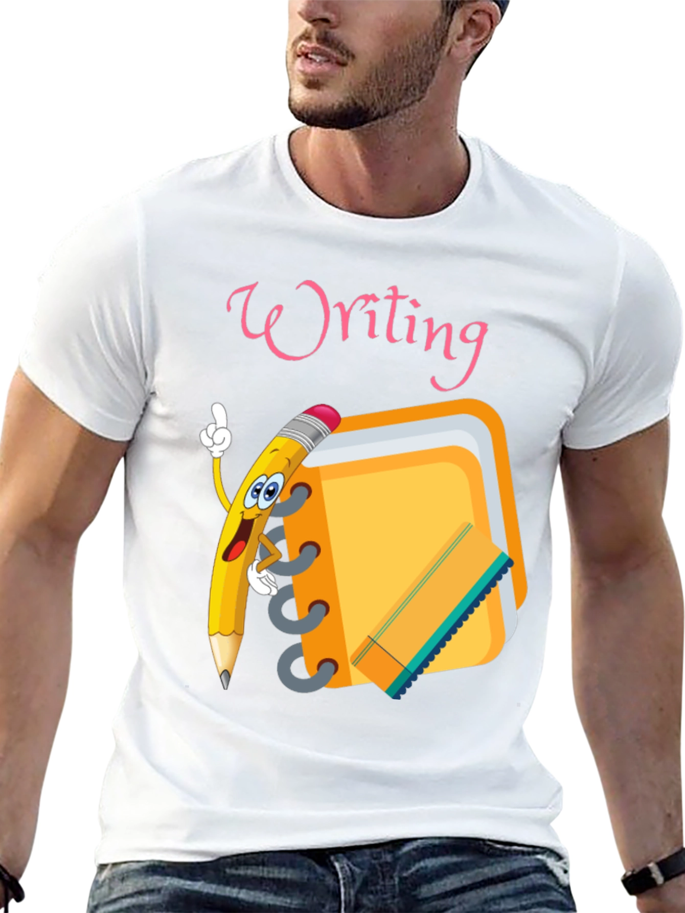 Writing Theme Graphic Tee