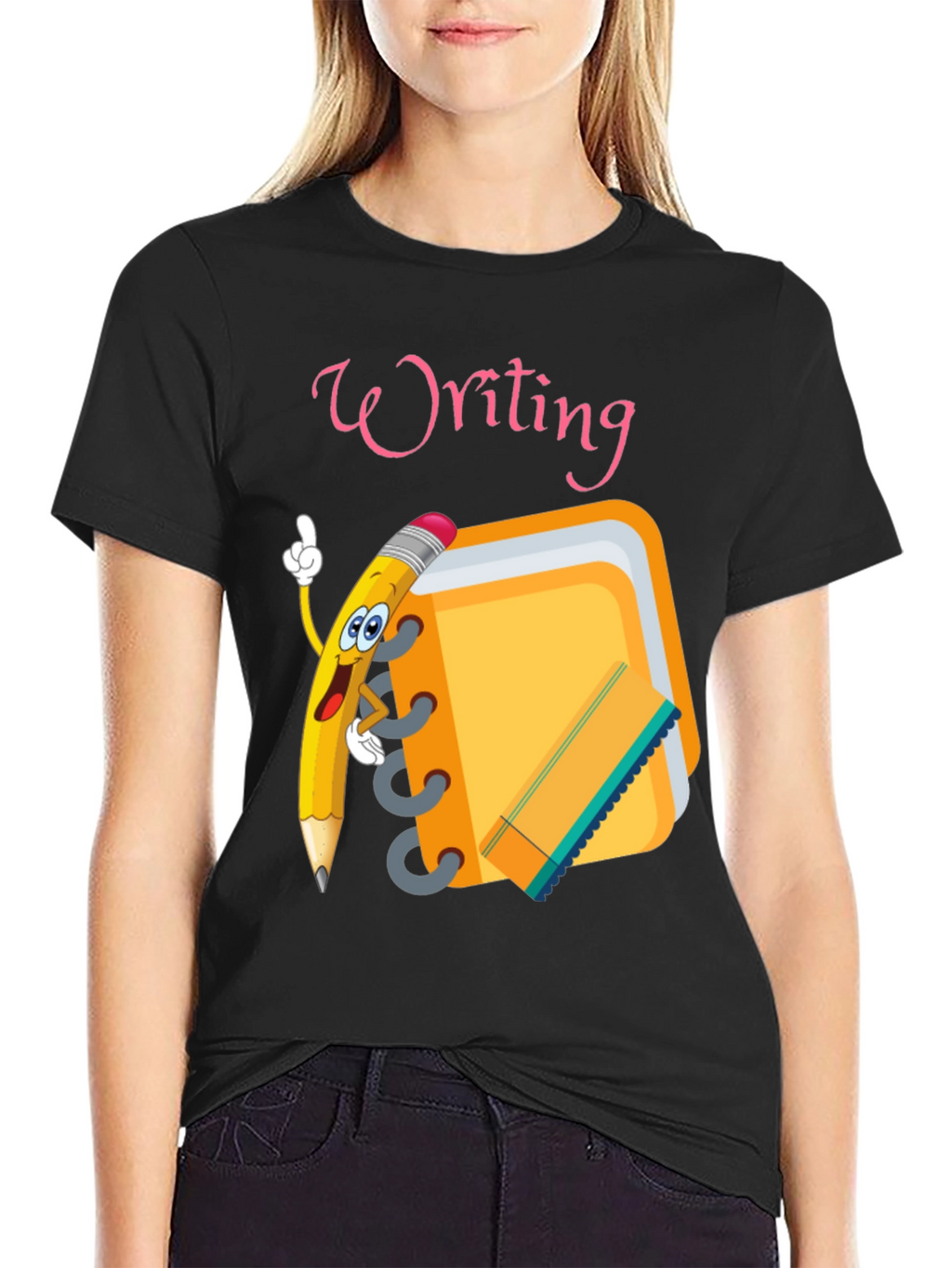 Writing Theme Graphic Tee
