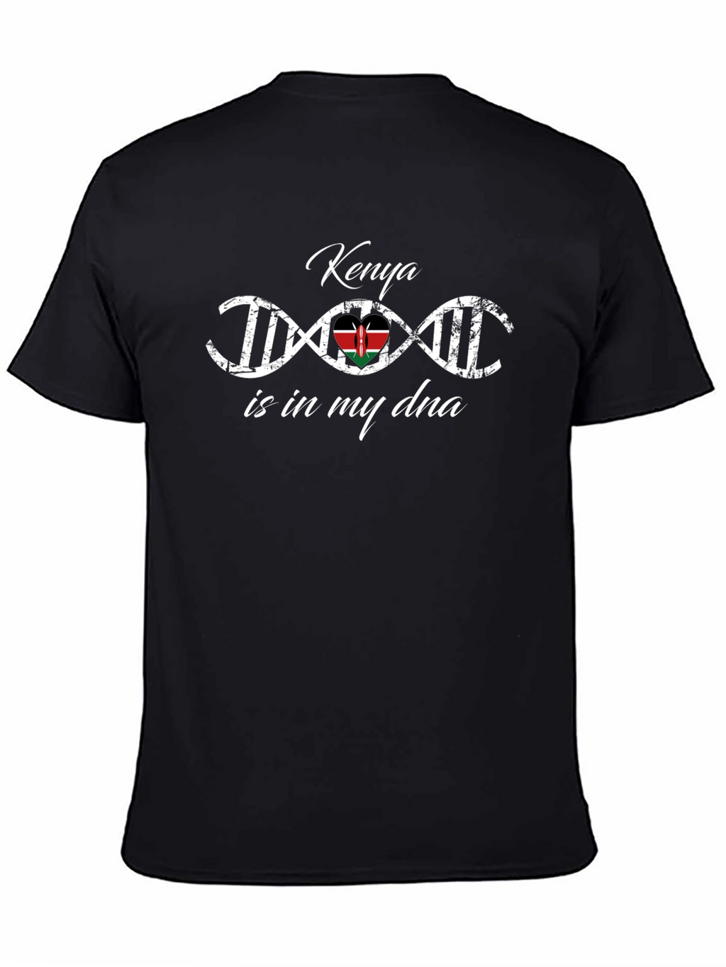 Kenya DNA T-Shirt - Black Graphic Tee