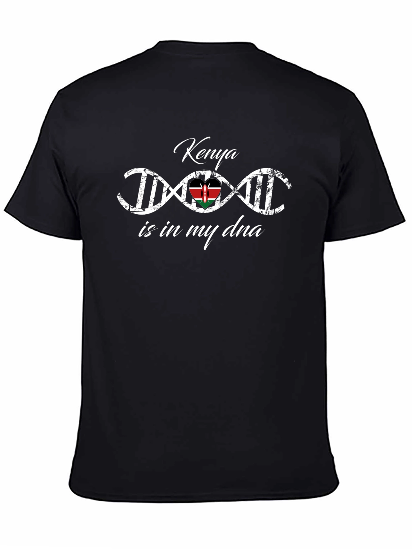 Kenya DNA T-Shirt - Black Graphic Tee