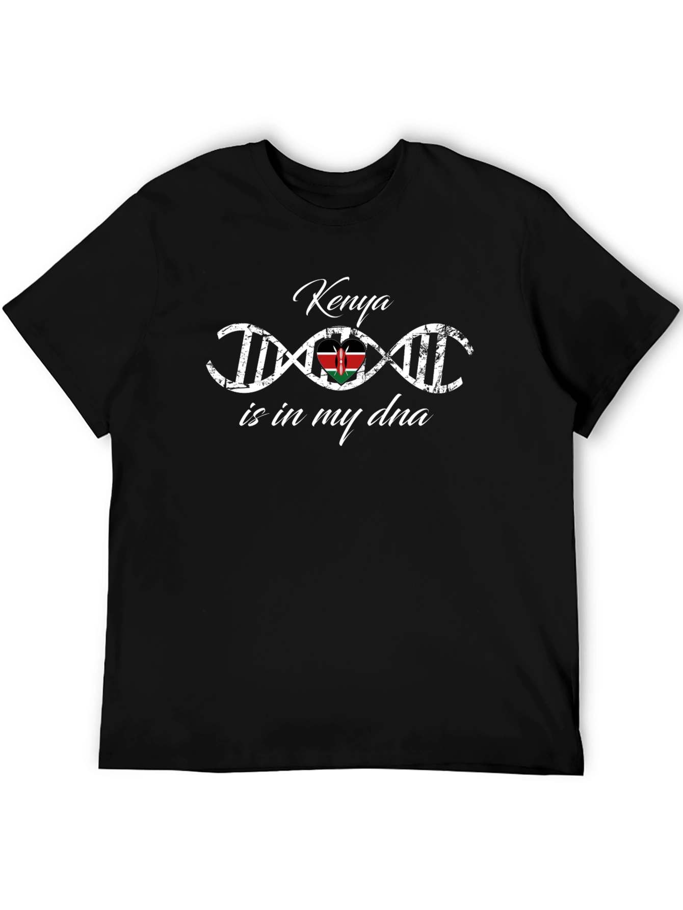 Kenya DNA T-Shirt - Black Graphic Tee
