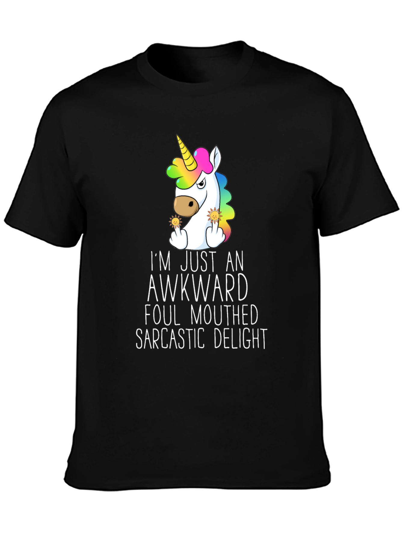 Awkward Unicorn Graphic Tee