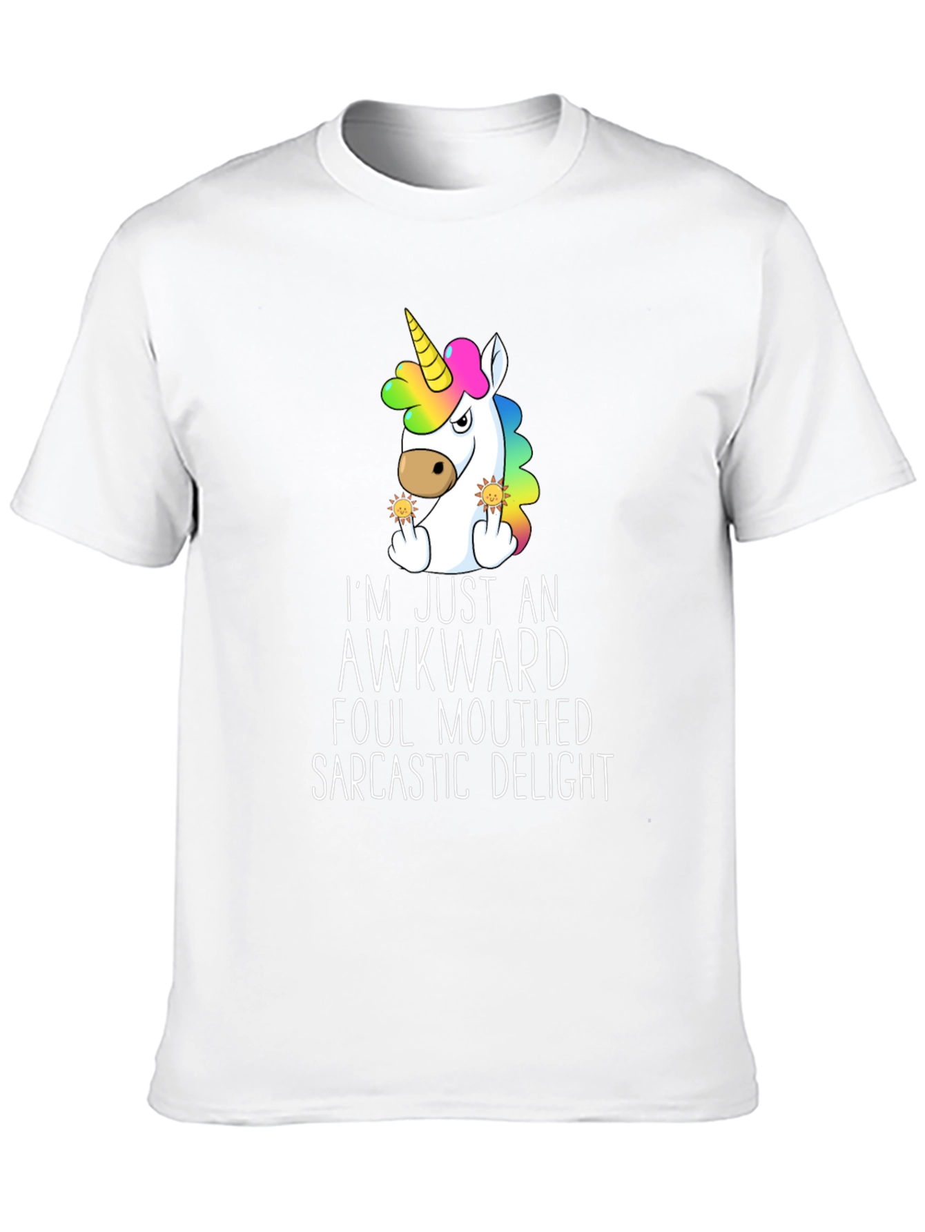 Awkward Unicorn Graphic Tee