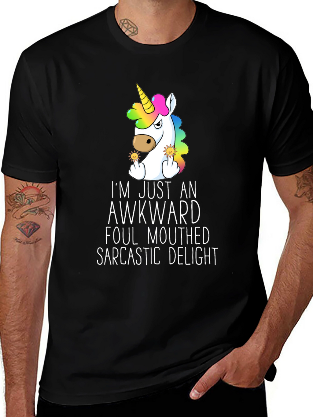 Awkward Unicorn Graphic Tee