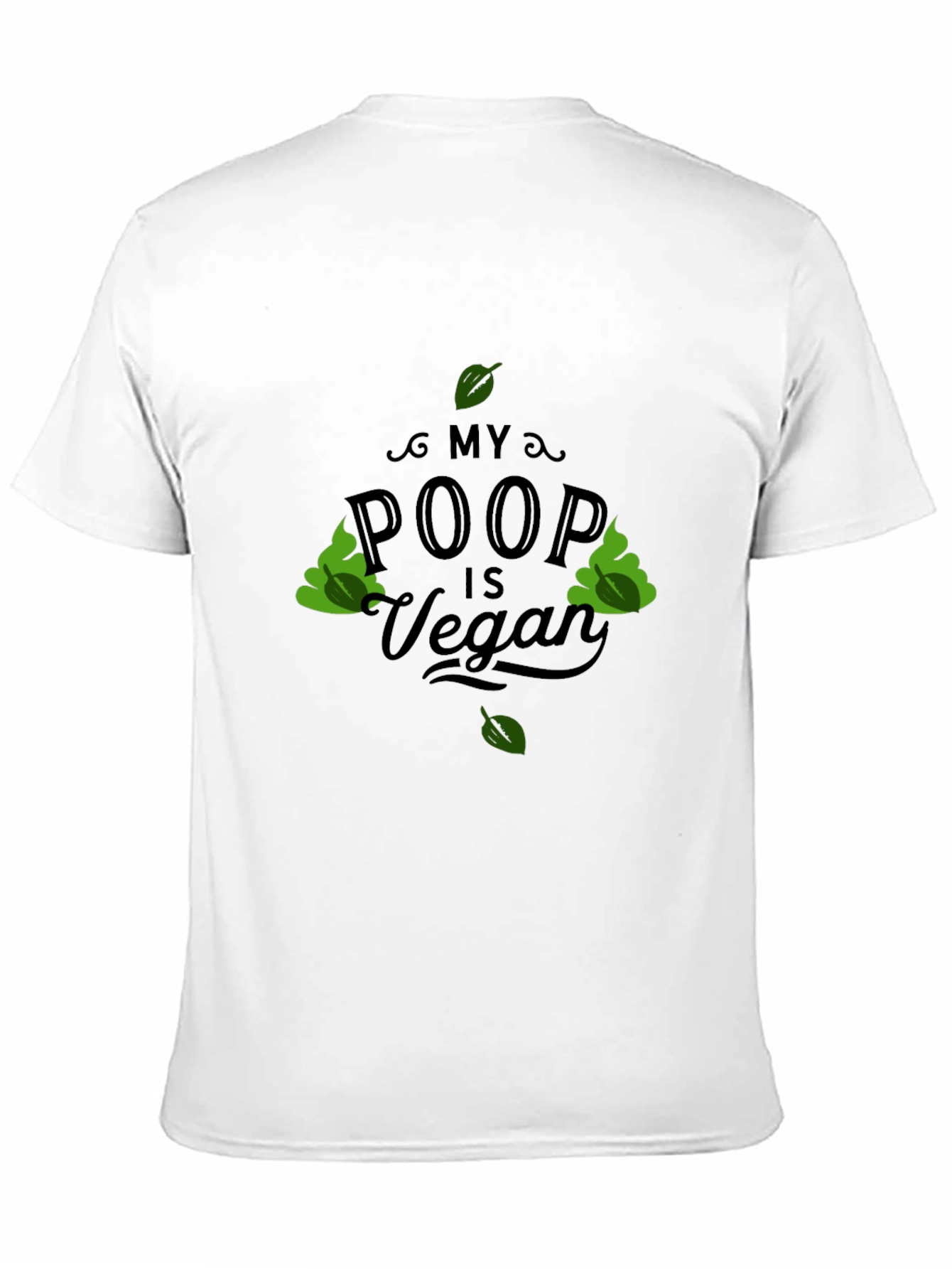 My Poop Is Vegan Black T-Shirt