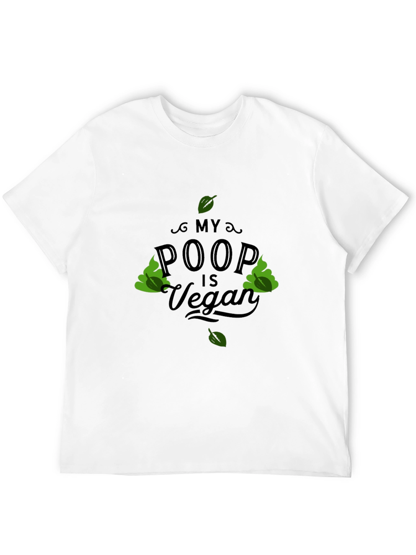My Poop Is Vegan Black T-Shirt